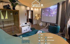 Capsule Egypte - Jacuzzi - Sauna - Billard - Netflix&Home cinéma - Nintendo switch&jeu -